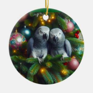 Parrot Christmas Ornament