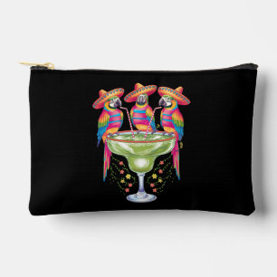 Parrot Cinco De Mayo Funny Drinking Mexican Fiesta Accessory Pouch
