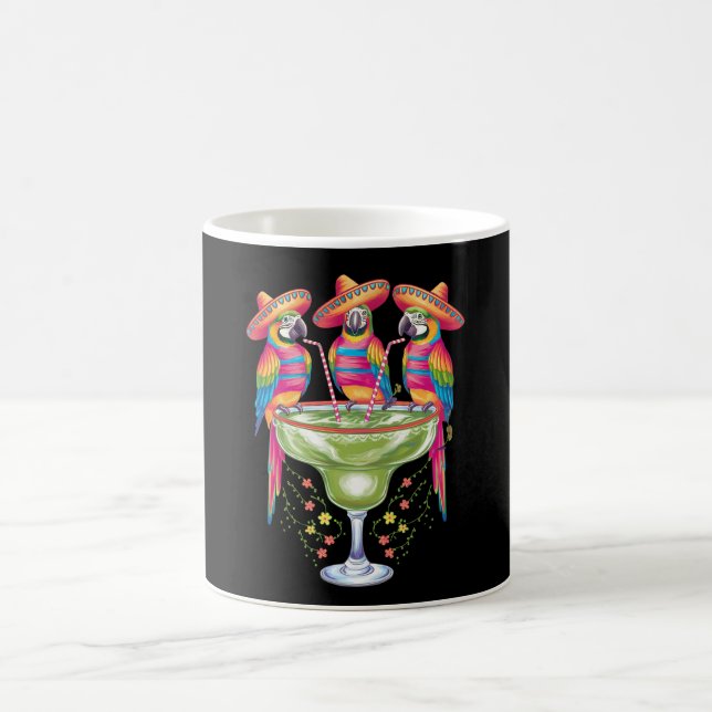 Parrot Cinco De Mayo Funny Drinking Mexican Fiesta Coffee Mug (Center)