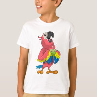Parrot & Coconut with Drinking straw