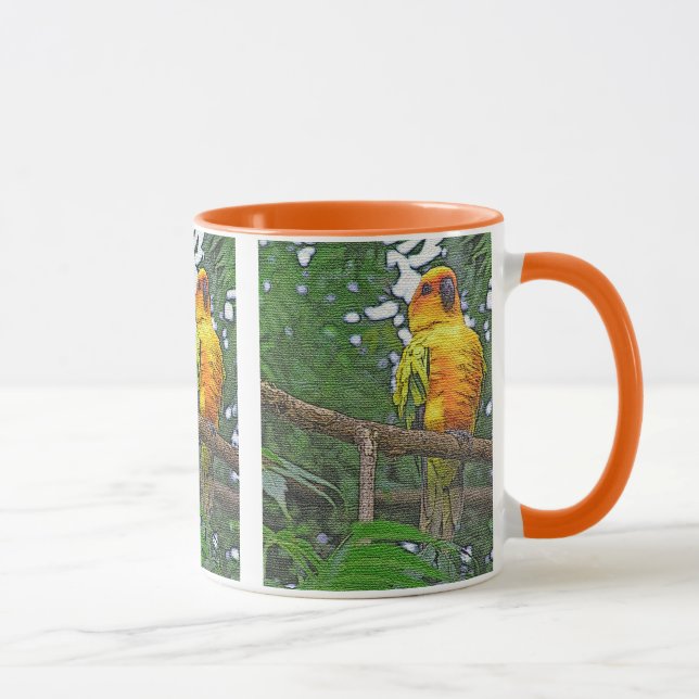 "PARROT" COFFEE MUG (Right)