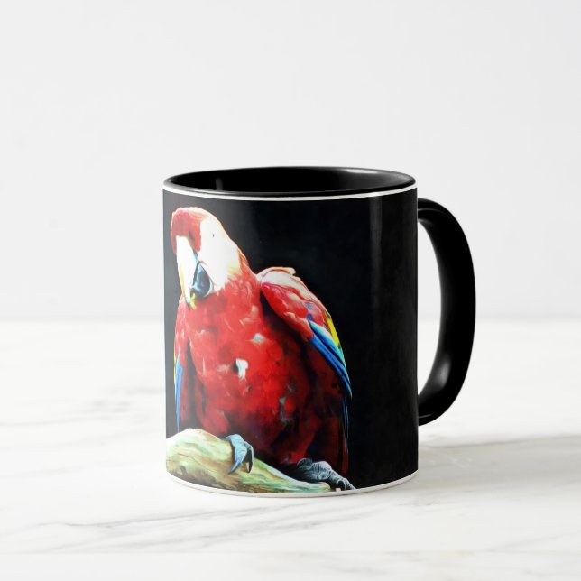 Parrot Coffee Mugs (Front Right)