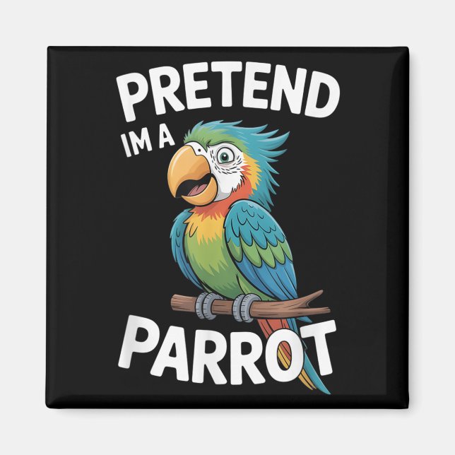 Parrot Costume  Magnet (Front)
