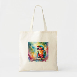 Parrot Cotorra 050824AREF120 - Watercolor Tote Bag