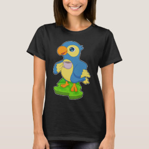 Parrot Cup Coffee T-Shirt