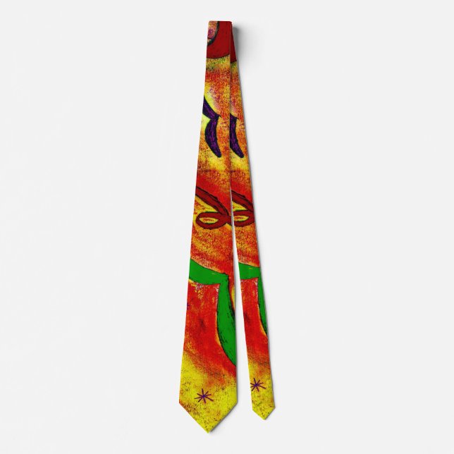 Parrot Curves Tie (Front)