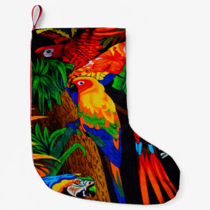 Parrot Design Christmas Stocking