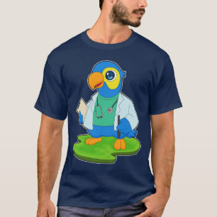 Parrot Doctor Stethoscope T-Shirt