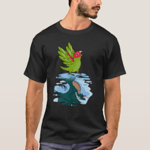 Parrot & Dragon Reflection I Cherry headed Conure T-Shirt