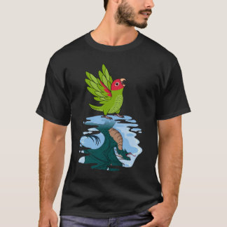 Parrot & Dragon Reflection I Cherry headed Conure T-Shirt