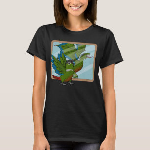 Parrot & Dragon Reflection I Green Cheek Conure 1 T-Shirt