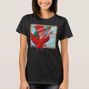 Parrot & Dragon Reflection I Green winged Macaw 1 T-Shirt
