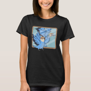 Parrot & Dragon Reflection I Peach faced Blue Love T-Shirt