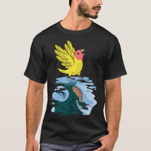 Parrot & Dragon Reflection I Peach faced Lutino Lo T-Shirt