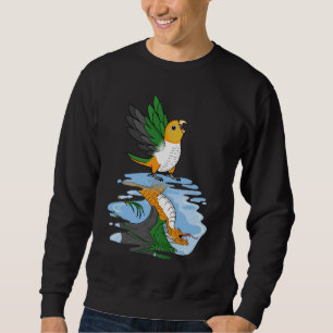 Parrot & Dragon Reflection I White bellied Caique Sweatshirt