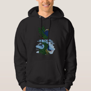 Parrot & Dragon Reflection I White capped Pionus Hoodie