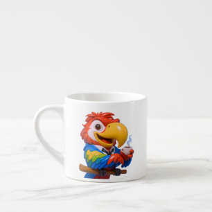 Parrot Drinking Espresso Mug