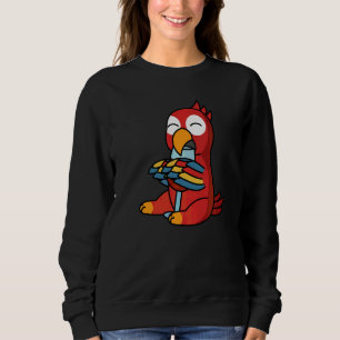 Parrot Drinking Wine Pet Sweatshirt