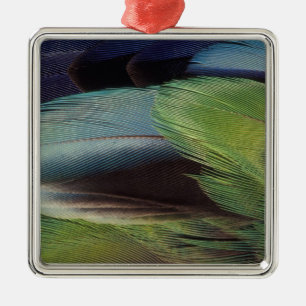 Parrot feather pattern design metal tree decoration