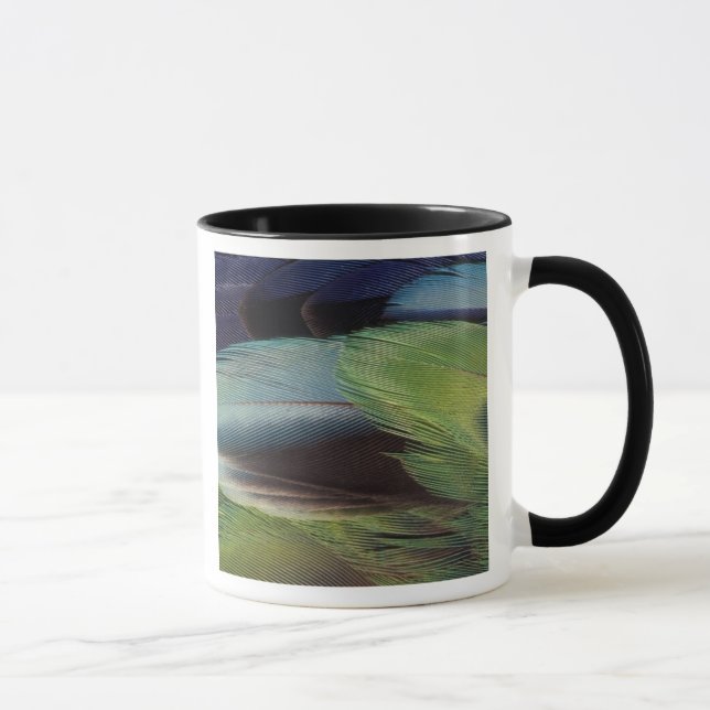 Parrot feather pattern design mug (Right)