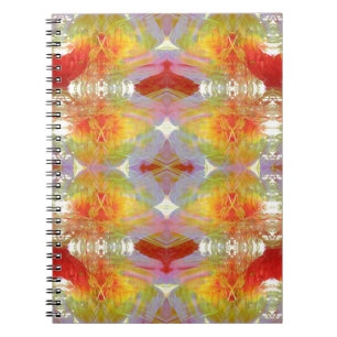 Parrot feathers pattern notebook