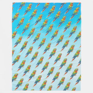 Parrot Fleece Blanket