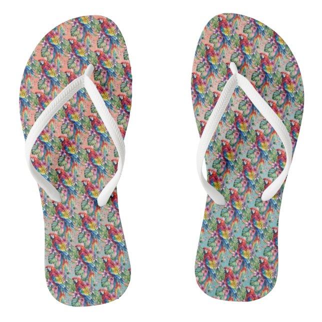 Parrot Flip Flops (Footbed)