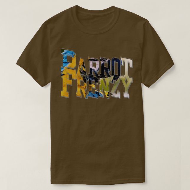 Parrot Frenzy T-Shirt (Design Front)