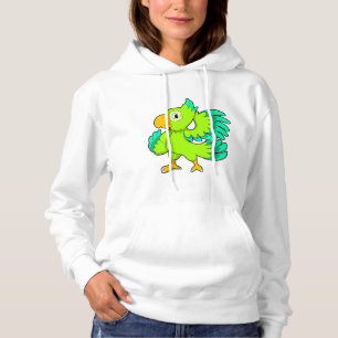 Parrot green hoodie