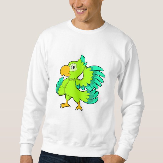 Parrot green sweatshirt (Front)