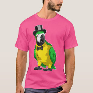 Parrot Groom Cylinder Wedding T-Shirt