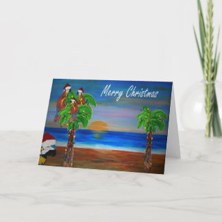 Parrot head Christmas cards from my art.