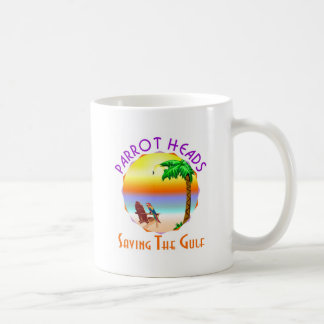 Parrot Heads Saving The Gulf from BP oil Coffee Mug