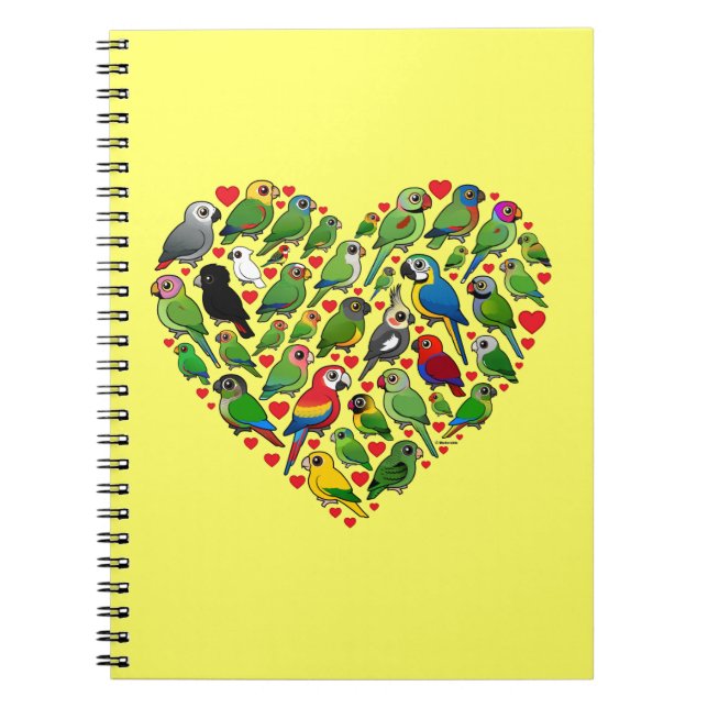 Parrot Heart Notebook (Front)