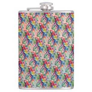 Parrot Hip Flask