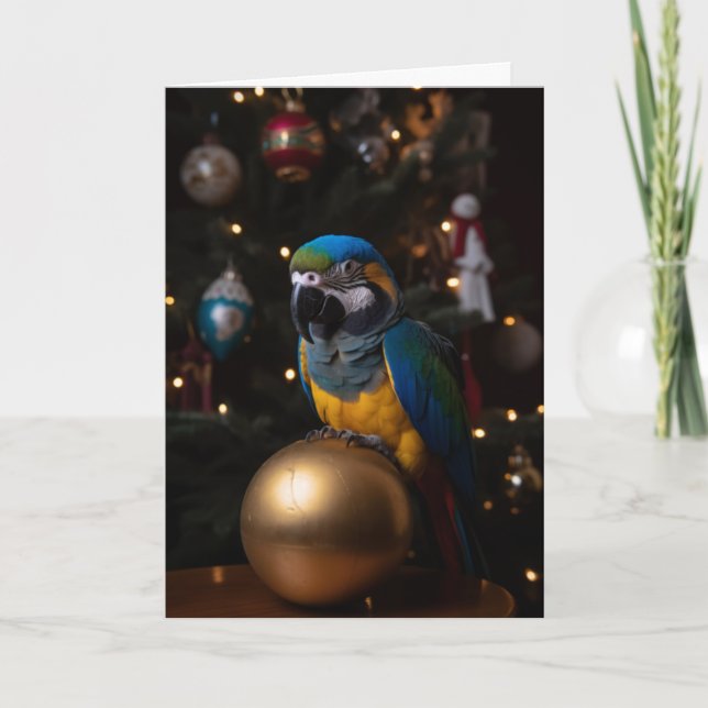 Parrot Holiday Cards  (Front)