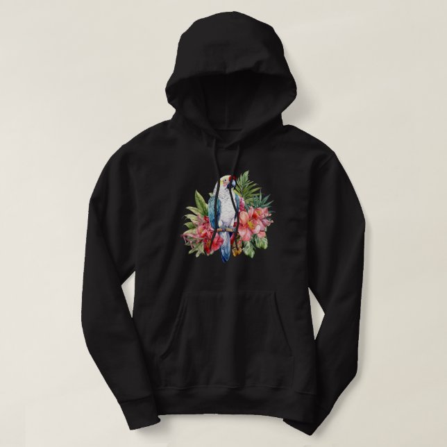Parrot Hooded Sweatshirt (Design Front)