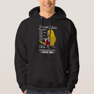 Parrot House Rules It's Mine I Golden Conure Premi Hoodie