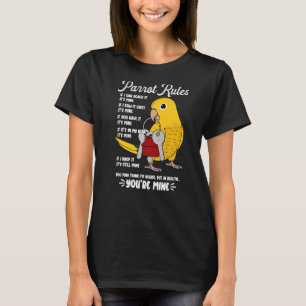 Parrot House Rules It's Mine I Golden Conure Premi T-Shirt