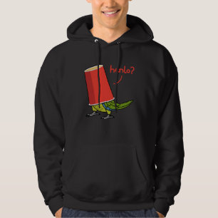 Parrot In A Cup Henlo I Green Monk Parakeet Quake Hoodie