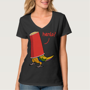 Parrot In A Cup Henlo I Sun Conure T-Shirt