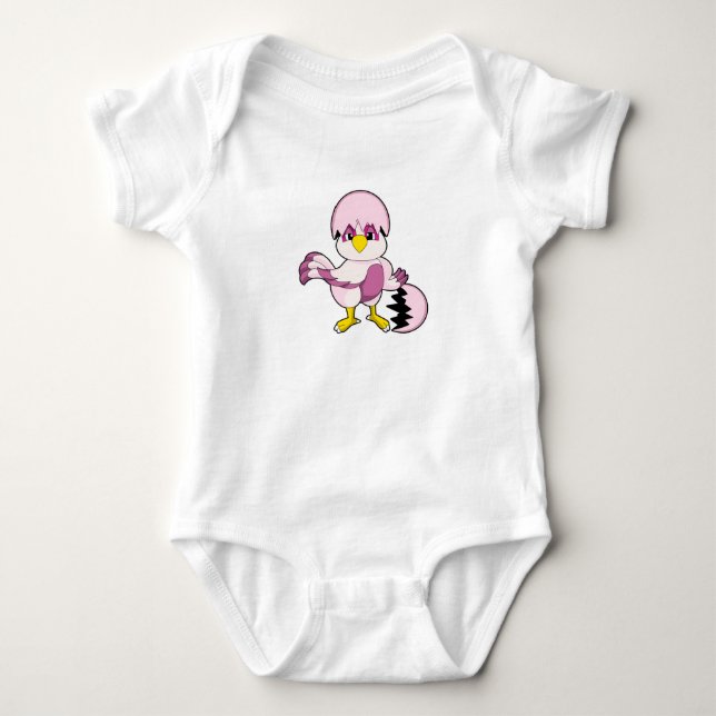 Parrot in Egg with Eggshell.PNG Baby Bodysuit (Front)
