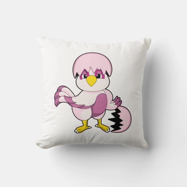 Parrot in Egg with Eggshell.PNG Cushion (Front)