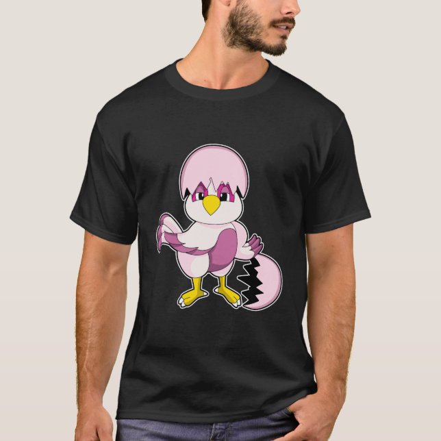 Parrot in Egg with Eggshell.PNG T-Shirt (Front)