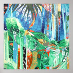 PARROT IN PARADISE POSTER