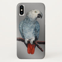 Parrot iPhone Case African Grey Parrot Mobile Case