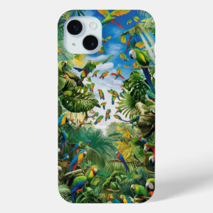 Parrot Island iPhone 15 Mini Case
