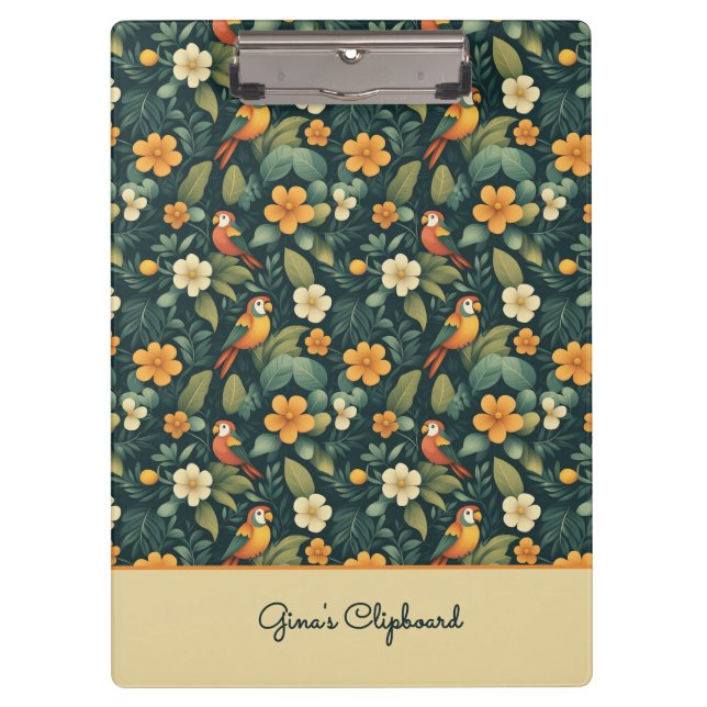 Parrot Jungle Clipboard (Front)