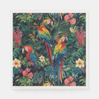 Parrot Jungle Paper Napkins