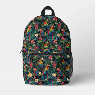 Parrot Jungle printed Backpack